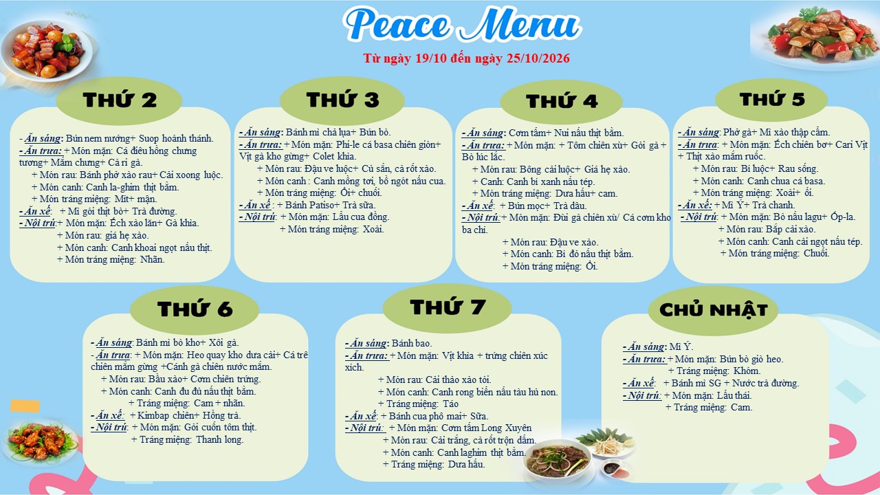 Thuc don tuan 3 thang 10